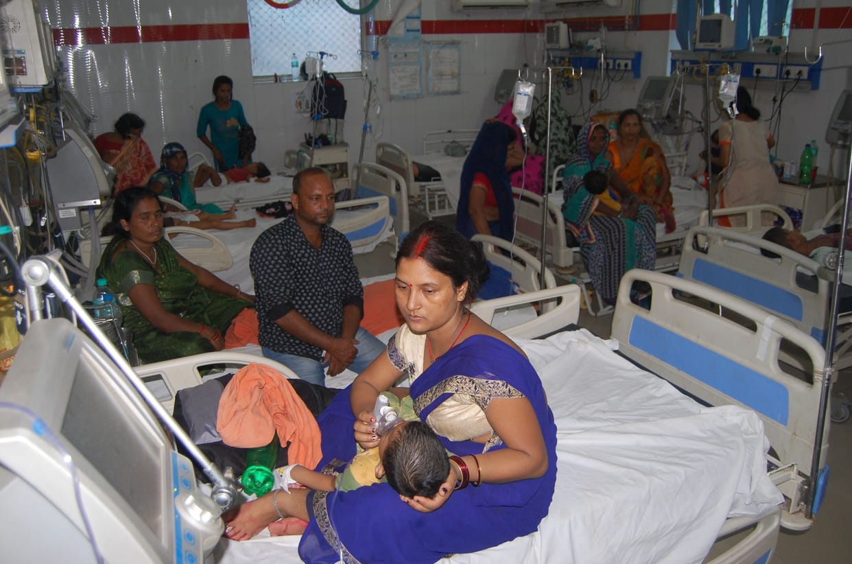 Children falling ill due to changing weather PICU full