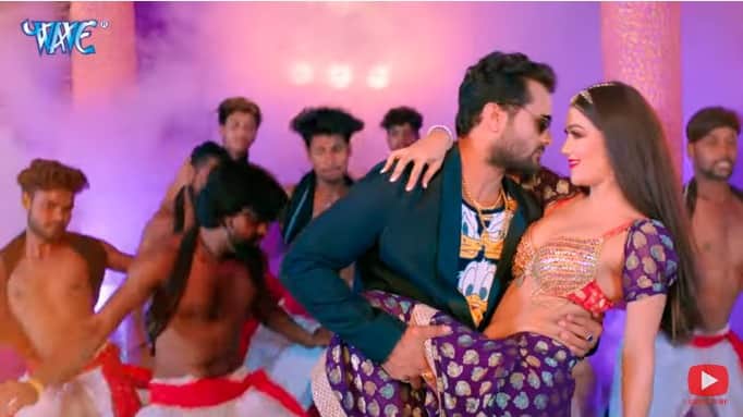 khesari lal yadav new bhojpuri song paro featuring namrita malla went viral on internet watch full video here