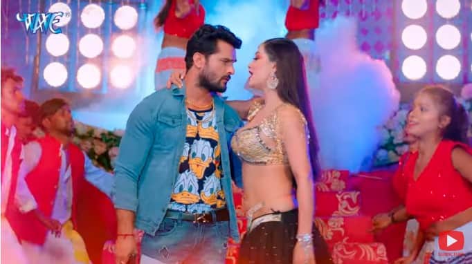 khesari lal yadav new bhojpuri song paro featuring namrita malla went viral on internet watch full video here