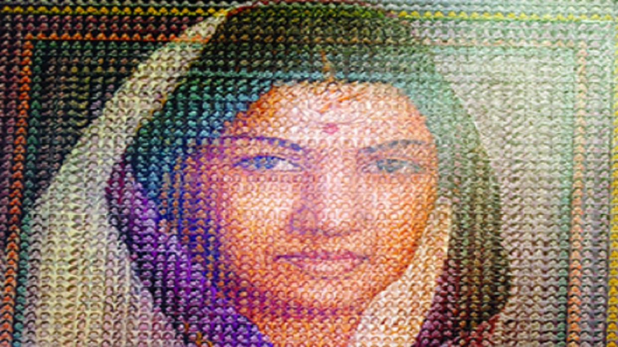 Delhi News : 4359 Faces of Lata Mangeshkar on canvas