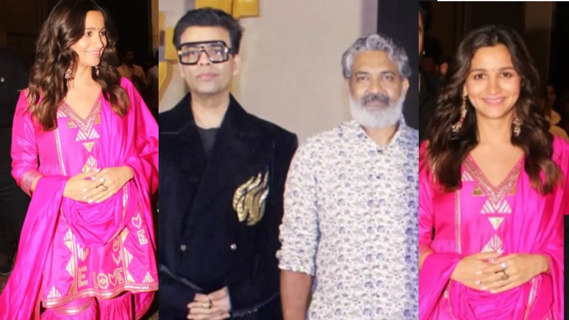 Brahmastra promotions alia bhatt Alia Bhatt draws limelight with her outfit written on back of her suit Baby
