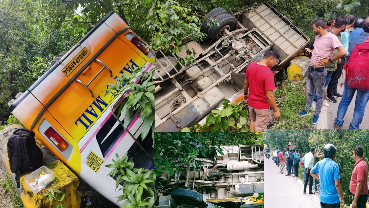 Bus Accident In Uttarakhand Bus full of 35 passengers going to Almora overturned