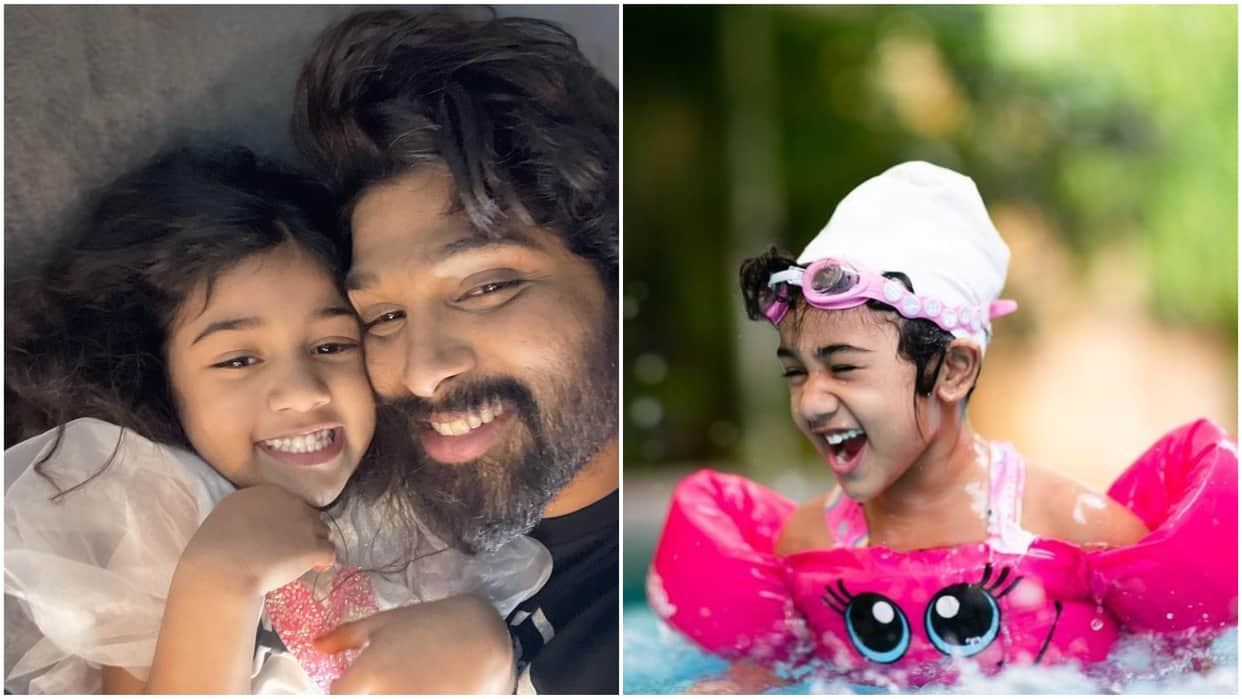 Allu Arjun happy with daughter Allu Arha debut in Samantha dev mohan film Shaakuntalam writes emotional note