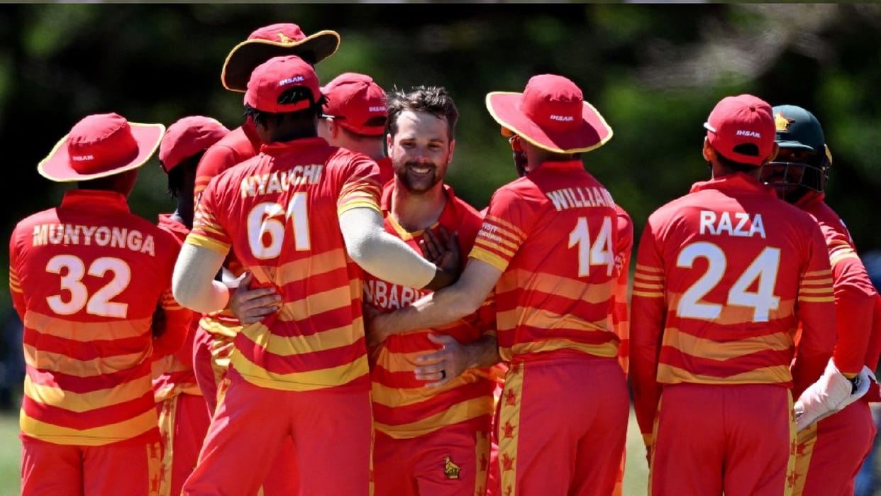Zimbabwe beats Australia first time in their home soil wins third ODI by three wickets