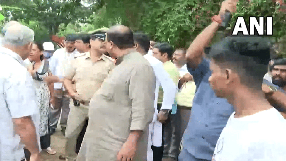 Karnataka BJP MLA Aravind Limbavali verbally abused a woman and misbehaved