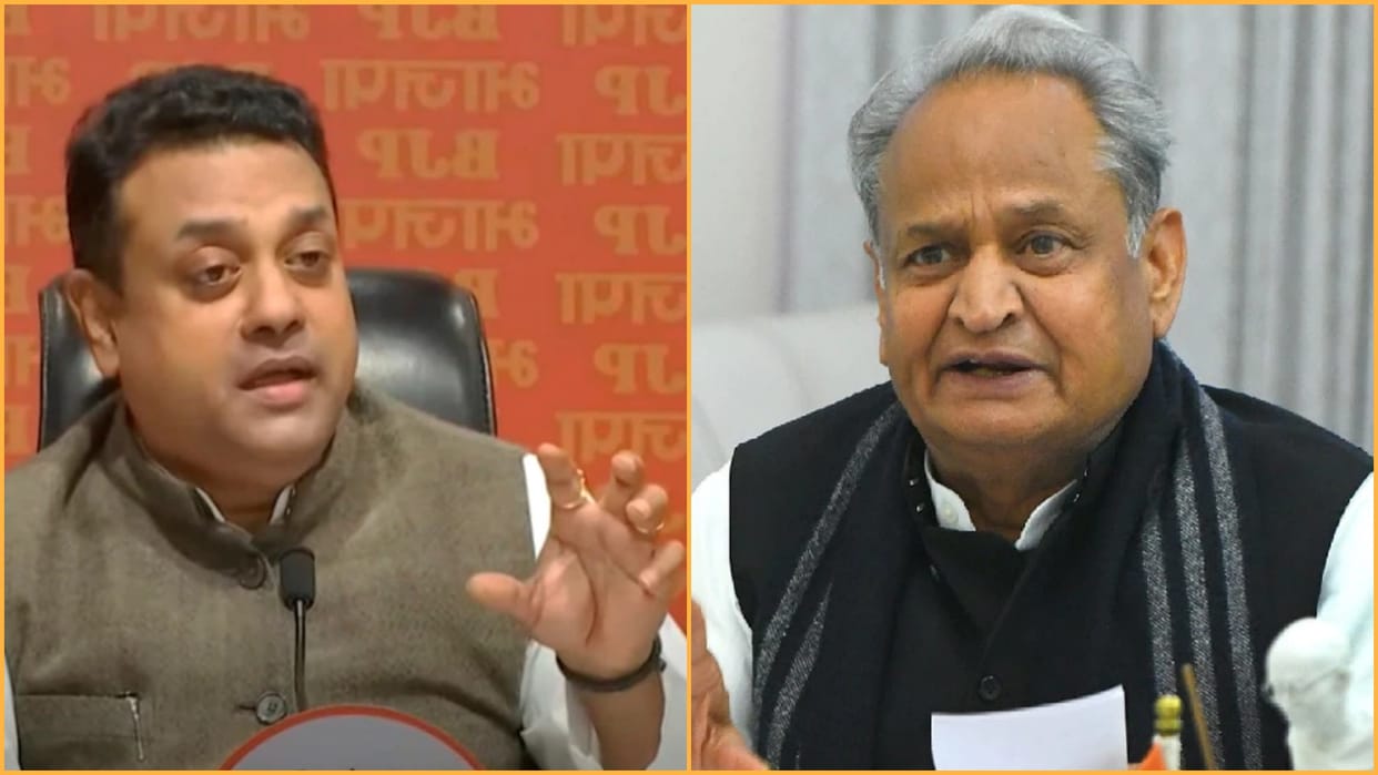 Sambit Patra attack on CM Ashok Gehlot on rape case in Rajasthan