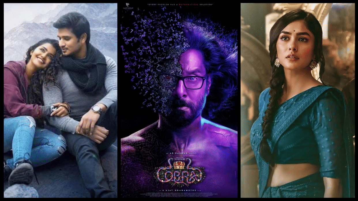 Friday Box Office Report Sita Ramam Liger Cobra Thiruchitrambalam And Karthikeya 2 Brahmastra Advance Booking