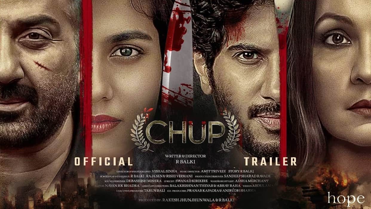 Chup The Revenge Of The Artist Trailer Released Starring Sunny Deol Dulquer Salman