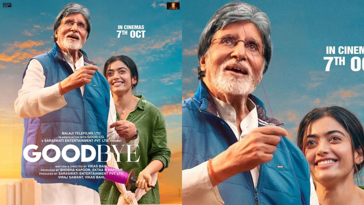 Goodbye: Amitabh bachchan Rashmika mandanna starerr Film First poster out know the release date of movie