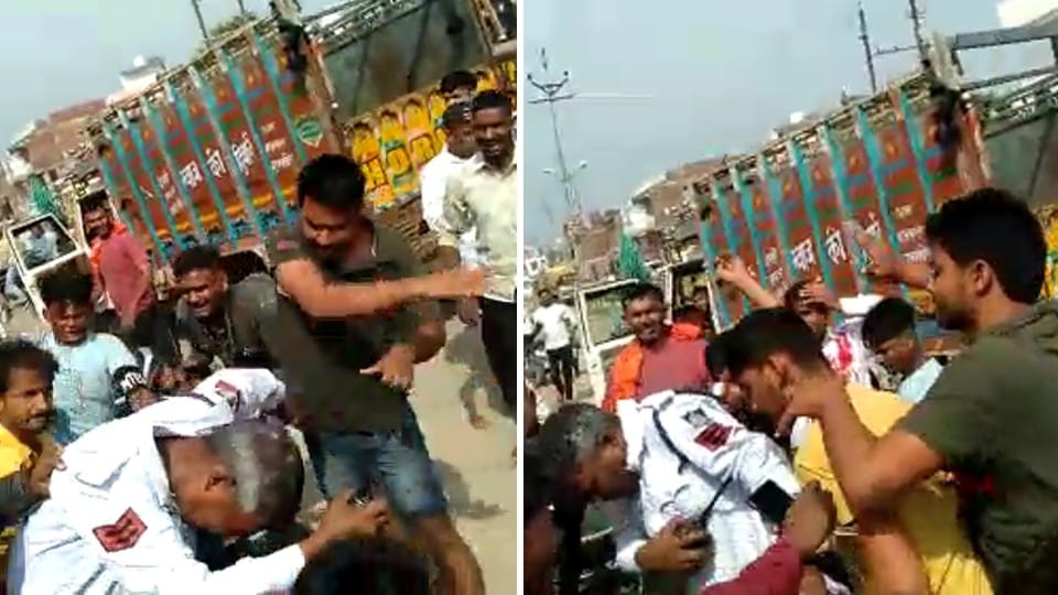 Madhya Pradesh: Traffic constable was publicly thrashed in Morena