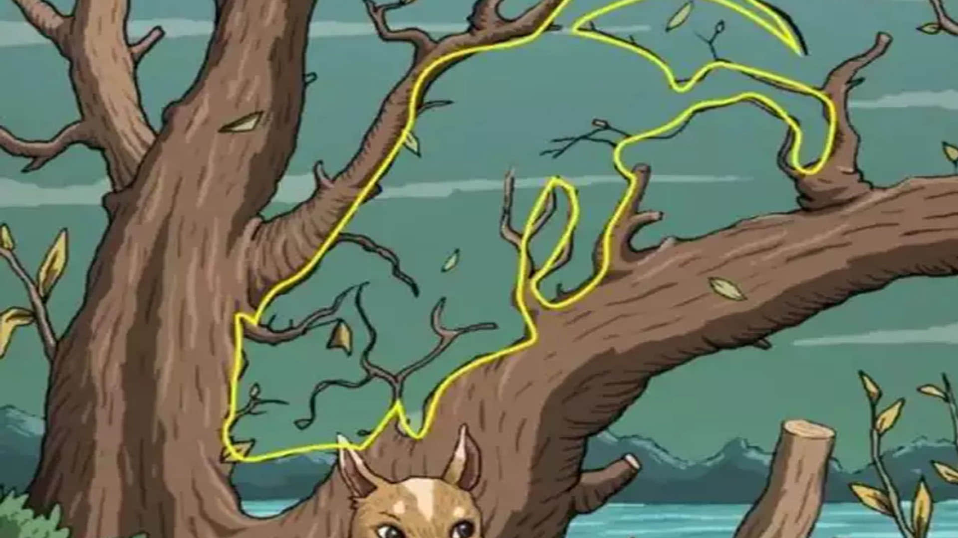 Optical Illusion Images for Brain IQ Test Find Out Hidden Cat from Viral Photo