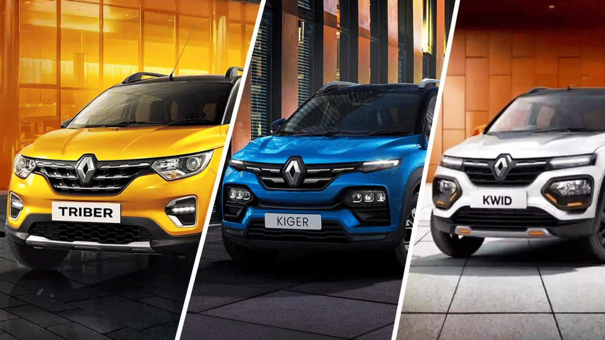Renault cars india announce big discounts on Renault Kwid Triber Kiger