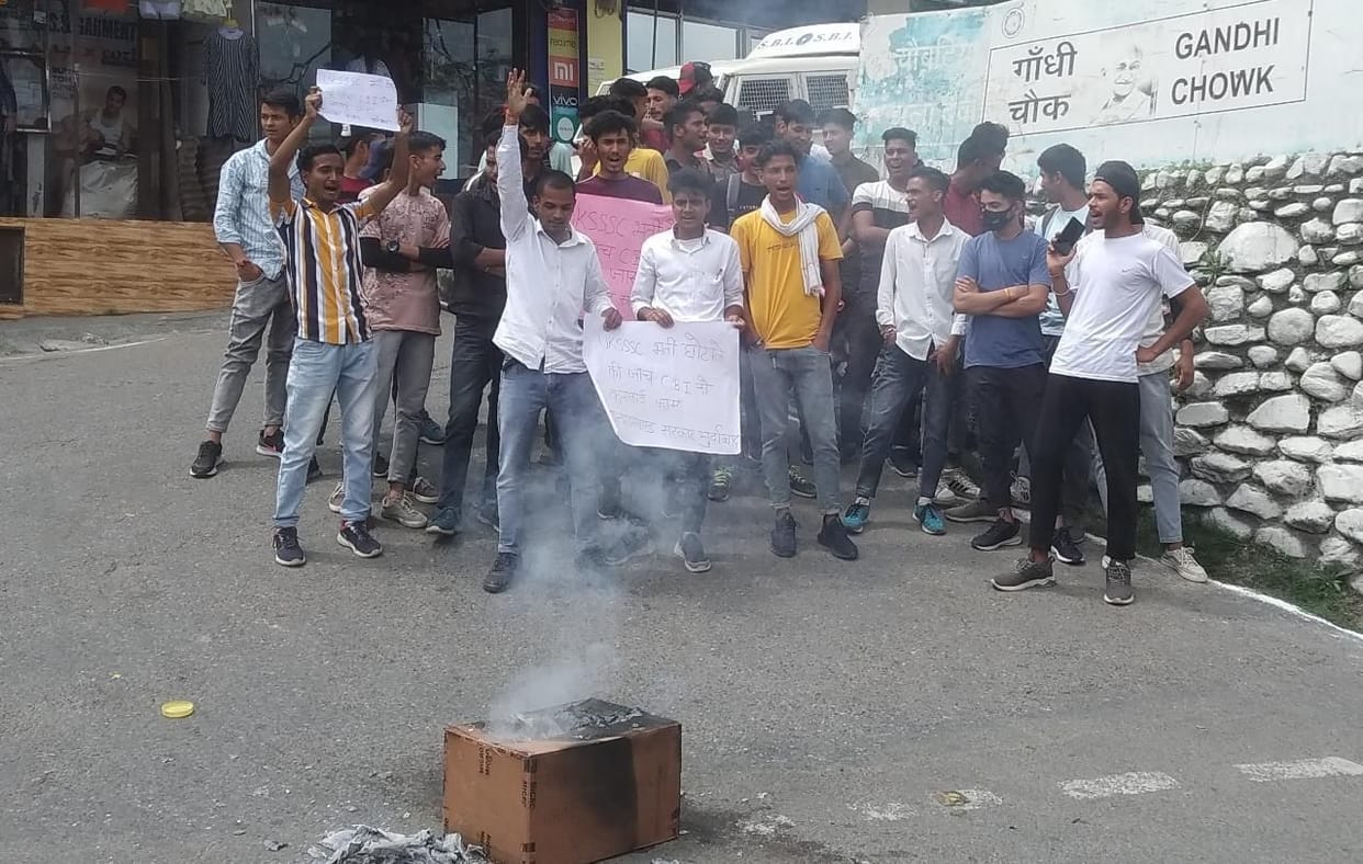 Student Protest Over UKSSC Paper Leak