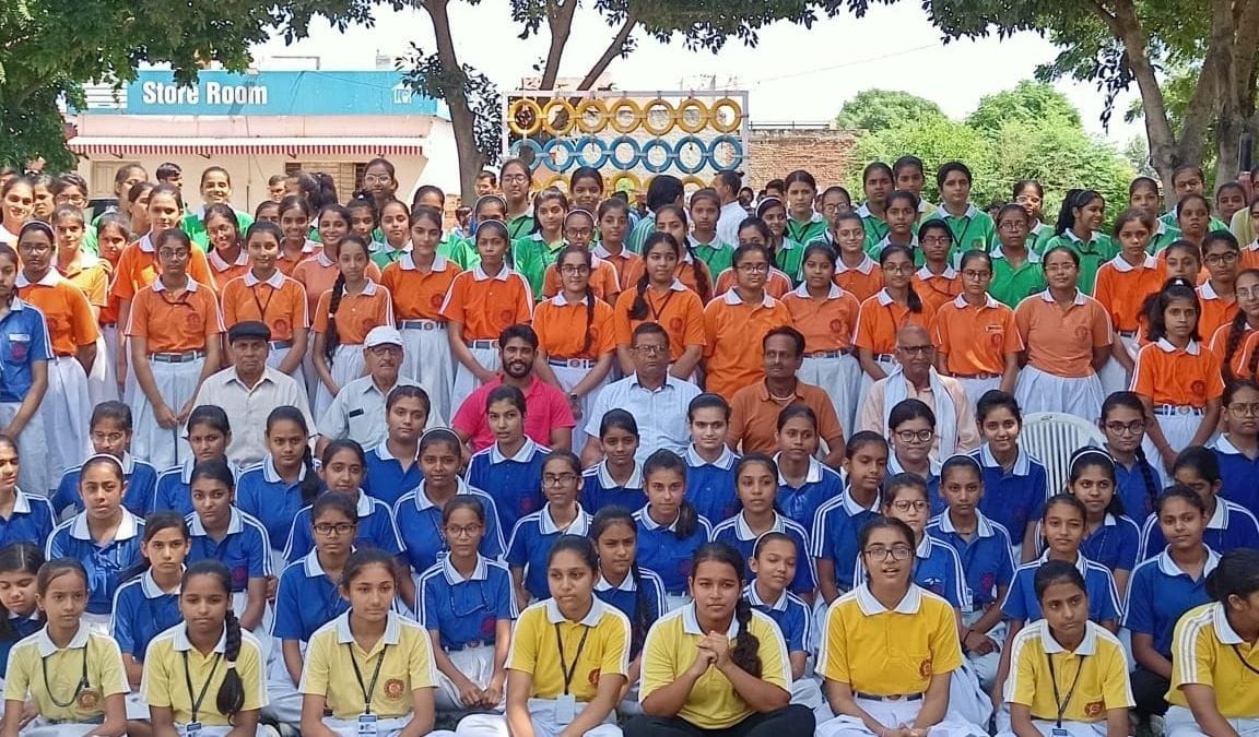 Told the students the importance of yoga, inspired them to include it in the routine