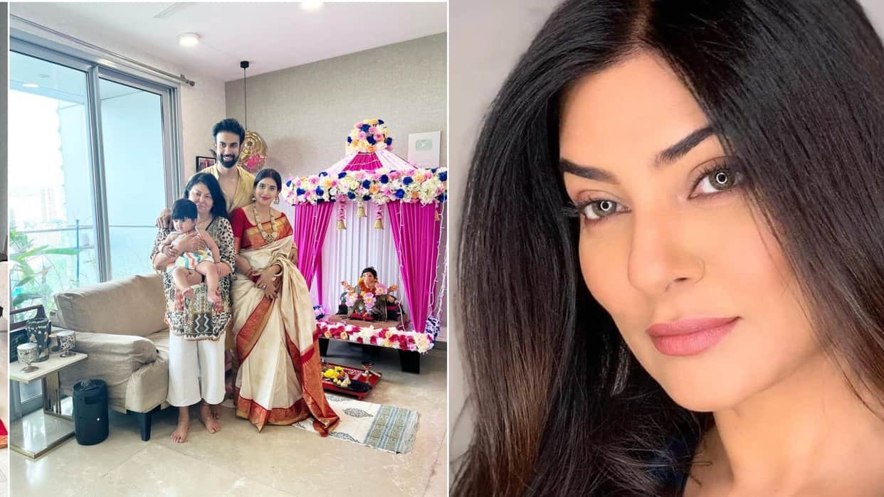 Sushmita Sen shares family photo after patch up brother Rajeev Sen and Bhabhi Charu Asopa