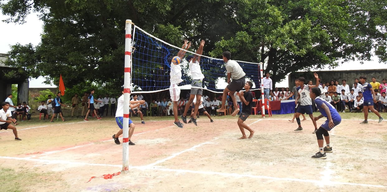 badhani and shoharatgadh won volley ball match