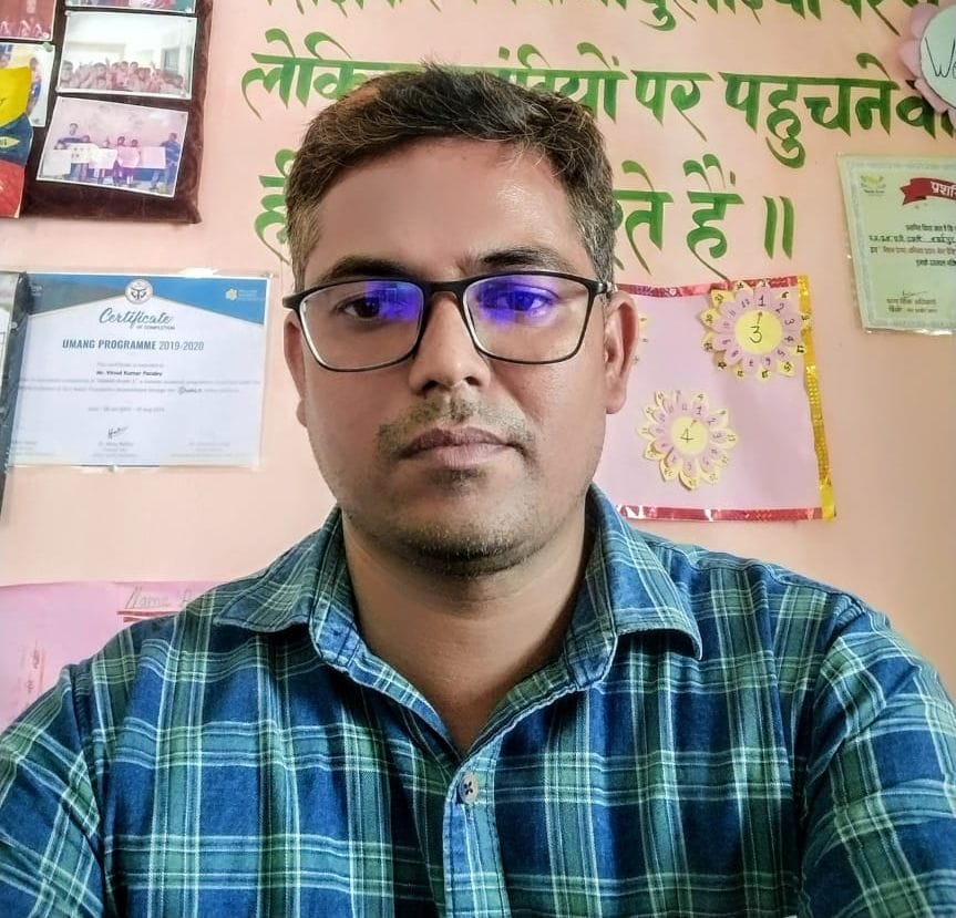 vinod found state teacher award