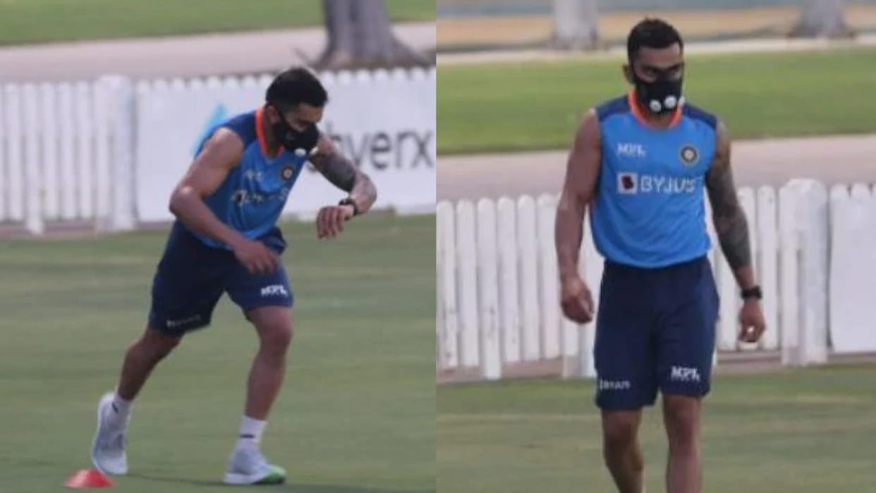 Virat Kohli Training Session with Wearing High Altitude Mask ahead of IND vs PAK Asia Cup 2022 Match on Sunday