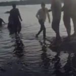 गणेश विसर्जन के दौरान हुआ हादसा।