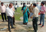 पूरनपुर के गांव पिपरिया दुलई में निर्माणाधीन कस्तूरबा गांधी बालिका आवासीय विद्यालय भवन का निरी?