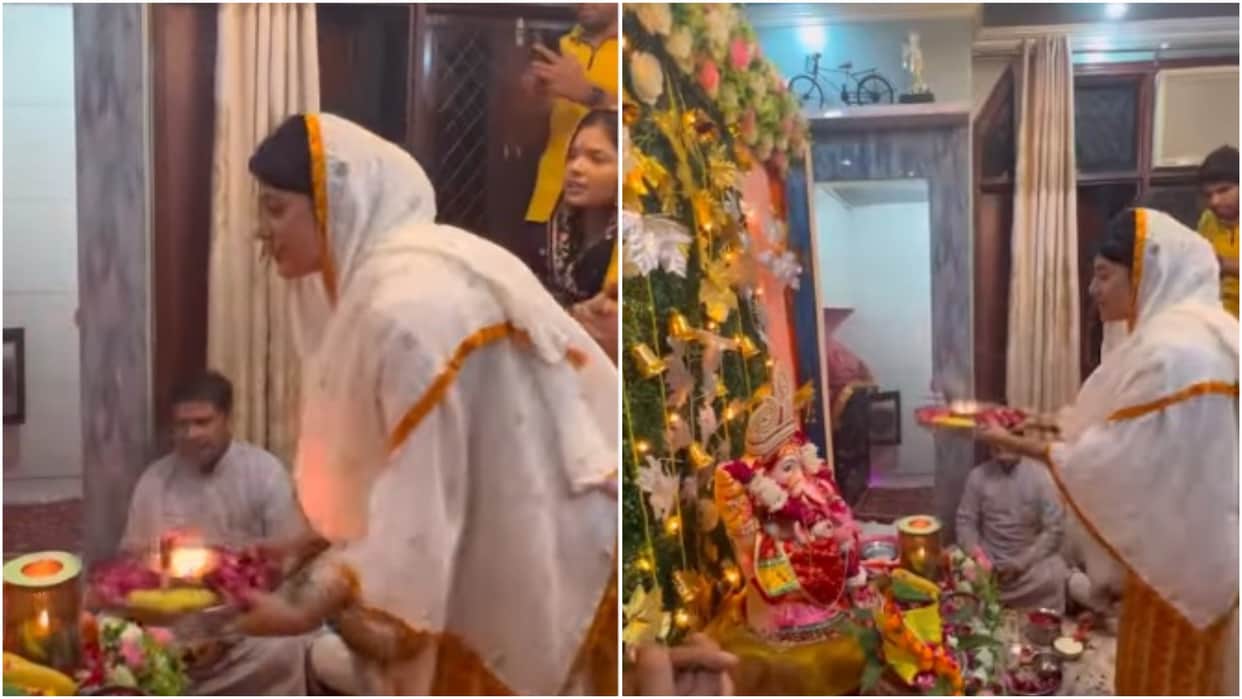 anjali arora mms leak netizens brutally kacha badam girl trolled for worshiping lord ganesh