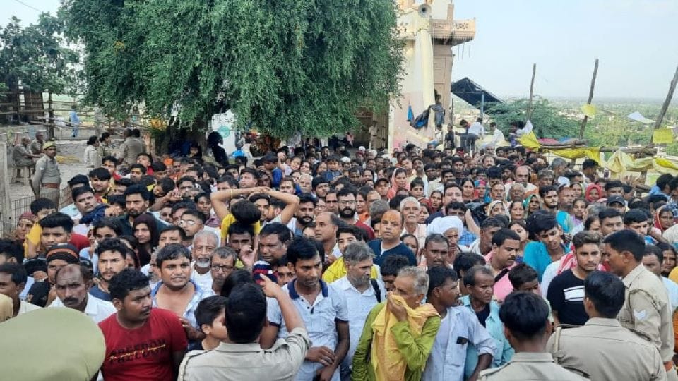 Radhashtami 2022 celebrations in Radharani Temple Barsana in Mathura