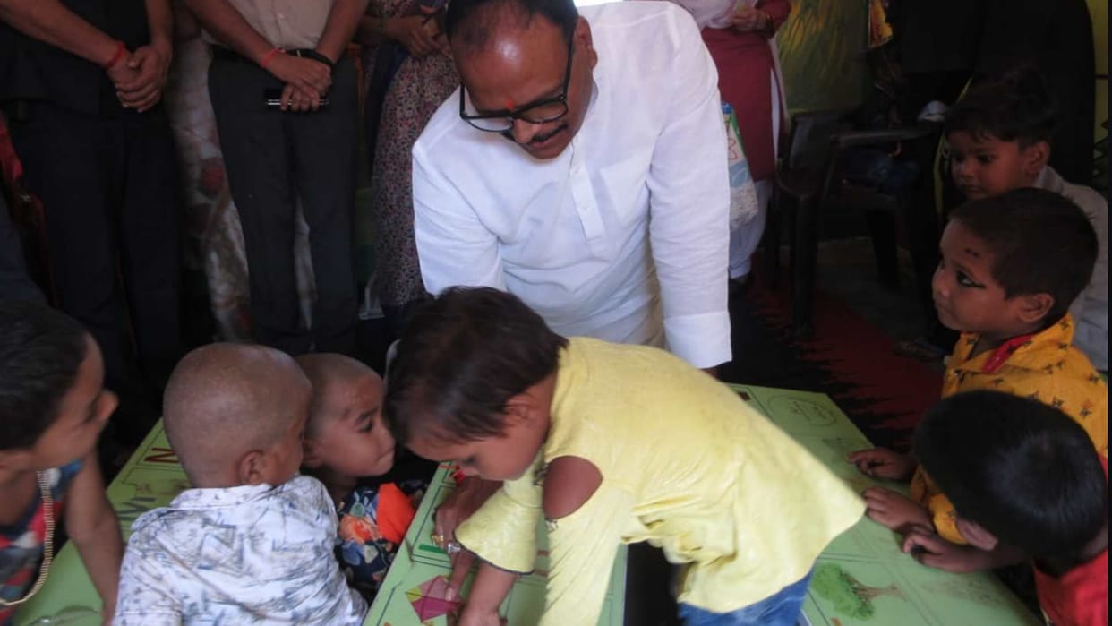 Deputy CM Brajesh Pathak on Sitapur visit today.