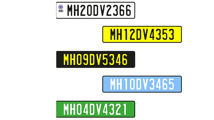 Car Number Plate Meaning:वाहनों की नंबर प्लेट के रंग में छिपा होता है ...
