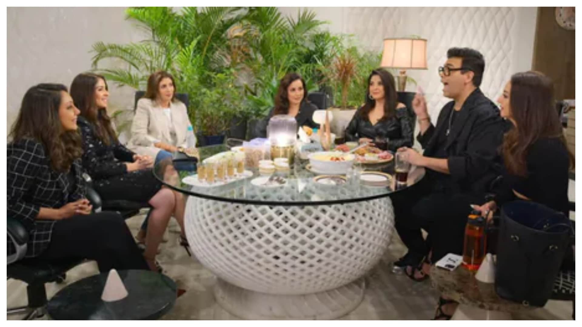 karan Johar wants to join Ananya Panday Suhana Khan Shanaya Kapoor Navya Nanda group chat