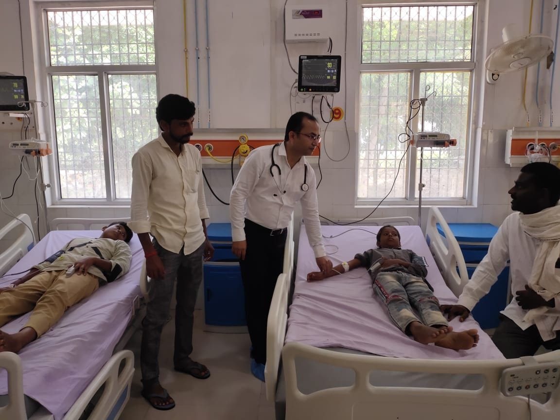 hospital,Child,food poisioning,gonda,picu ward