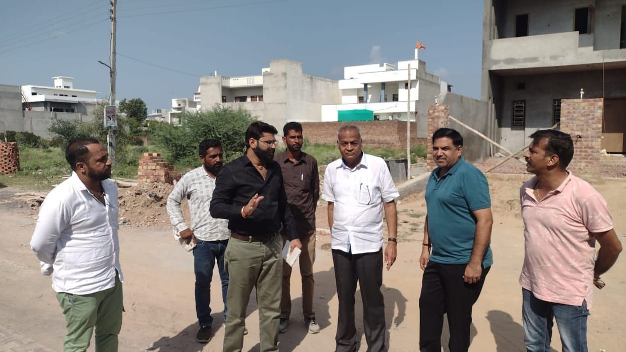 Road construction will start in Auto Market and Green Park Colony from today