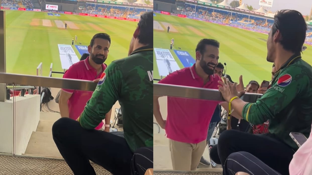 Maro mujhe maro guy meets irfan pathan asks about IND vs PAK match pathan gave epic reply