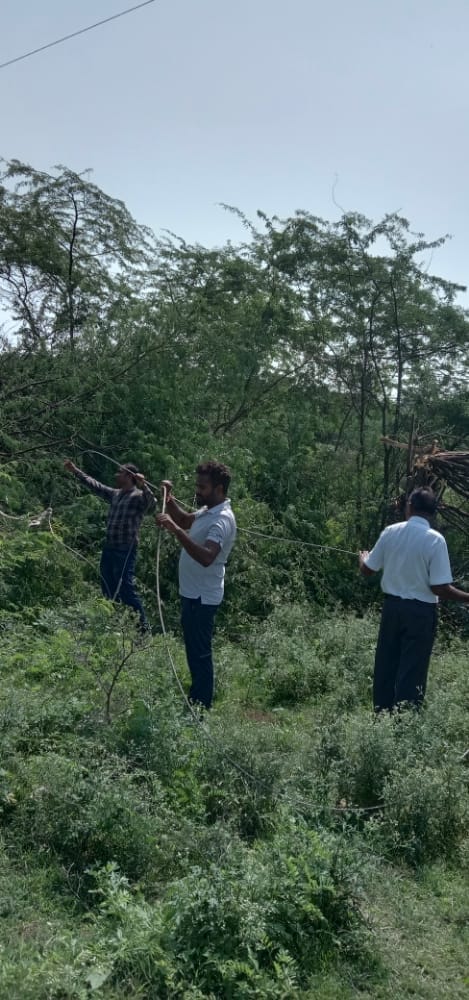 Banda: Electricity was flowing for 14 hours due to fault in two different places, people were shocked