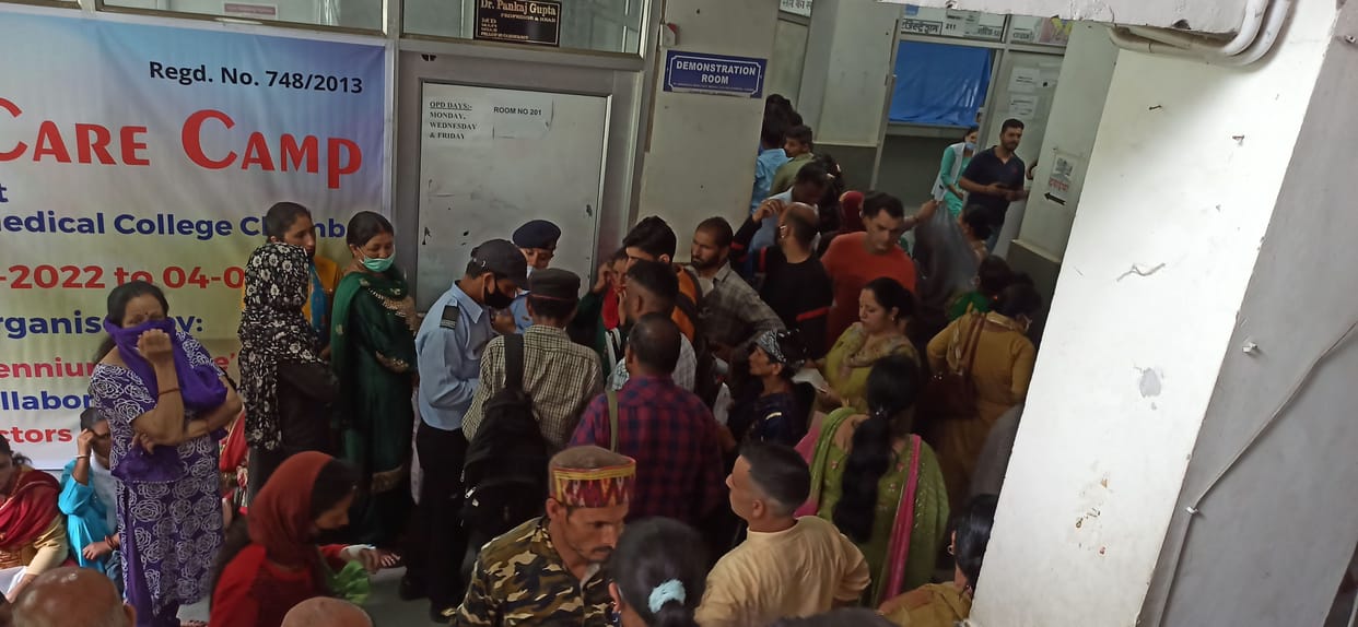 Health checked of 730 people in Chamba