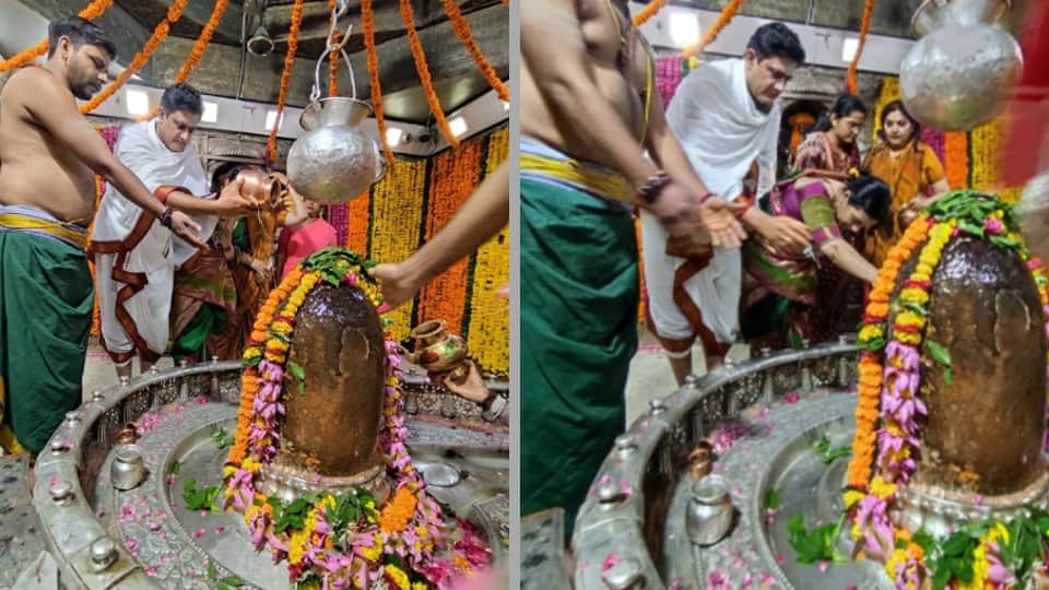 Kumble Visit Mahakal: Anil Kumble arrived to visit Mahakal, attended Bhasmarti