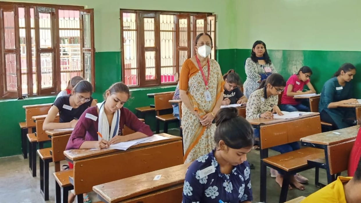10872 candidates gave nursing entrance examination In Haryana