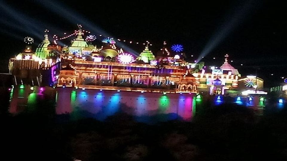 Radhashtami 2022 celebrations in Radharani Temple Barsana in Mathura