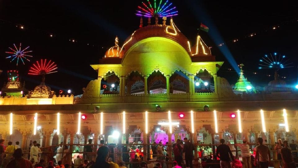 Radhashtami 2022 celebrations in Radharani Temple Barsana in Mathura