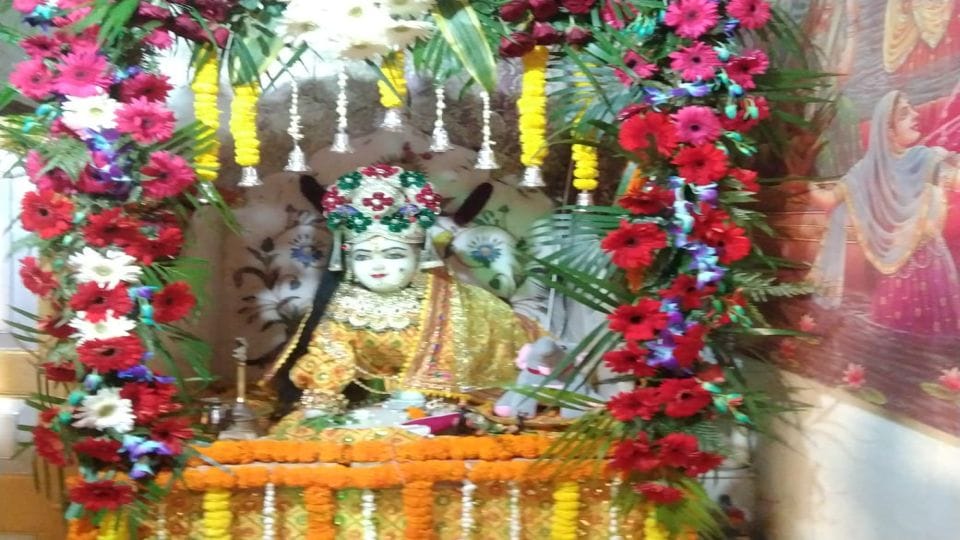 Radhashtami 2022 celebrations at Radharani birthplace rawal in Mathura