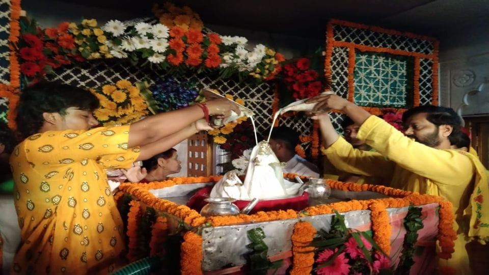 Radhashtami 2022 celebrations at Radharani birthplace rawal in Mathura