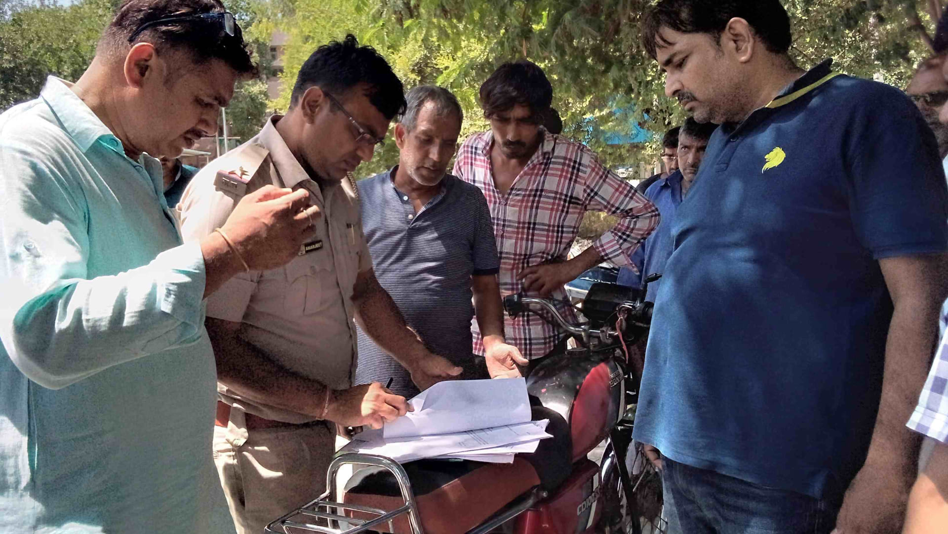 Three youths died in a horrific road accident in Sonipat of Haryana
