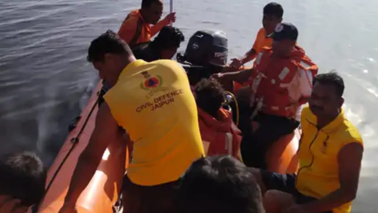 Four youth drowned after boat capsize in Jaipur