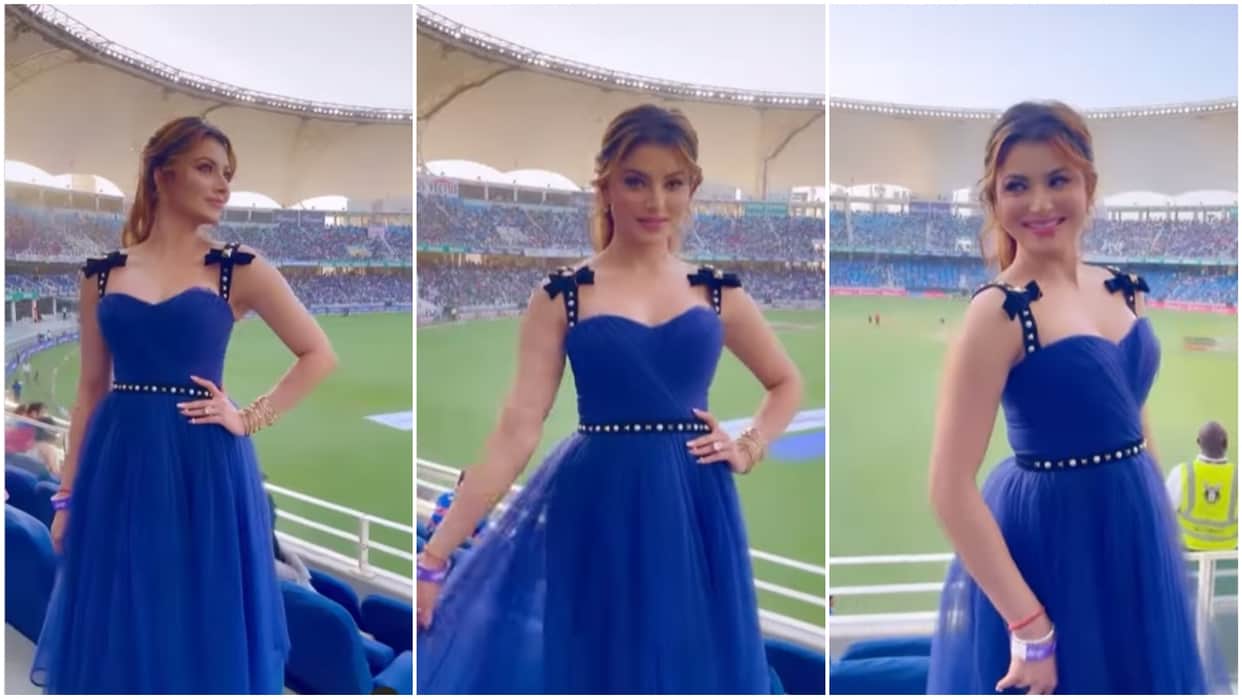 Urvashi Rautela once again attends Asia cup 2022 India Pakistan match, video going viral