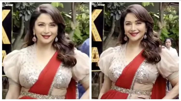 Jhalak Dikhhla Jaa 10 Madhuri Dixit Video From Dance Show Set Going Viral Netizen Saying Too 