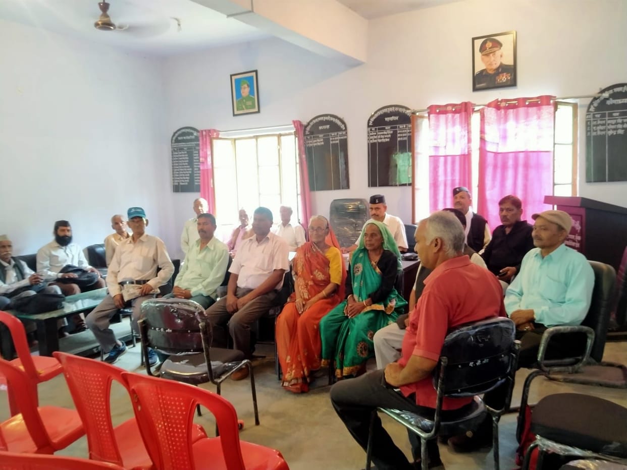 Ex ServiceMan Organised a meeting