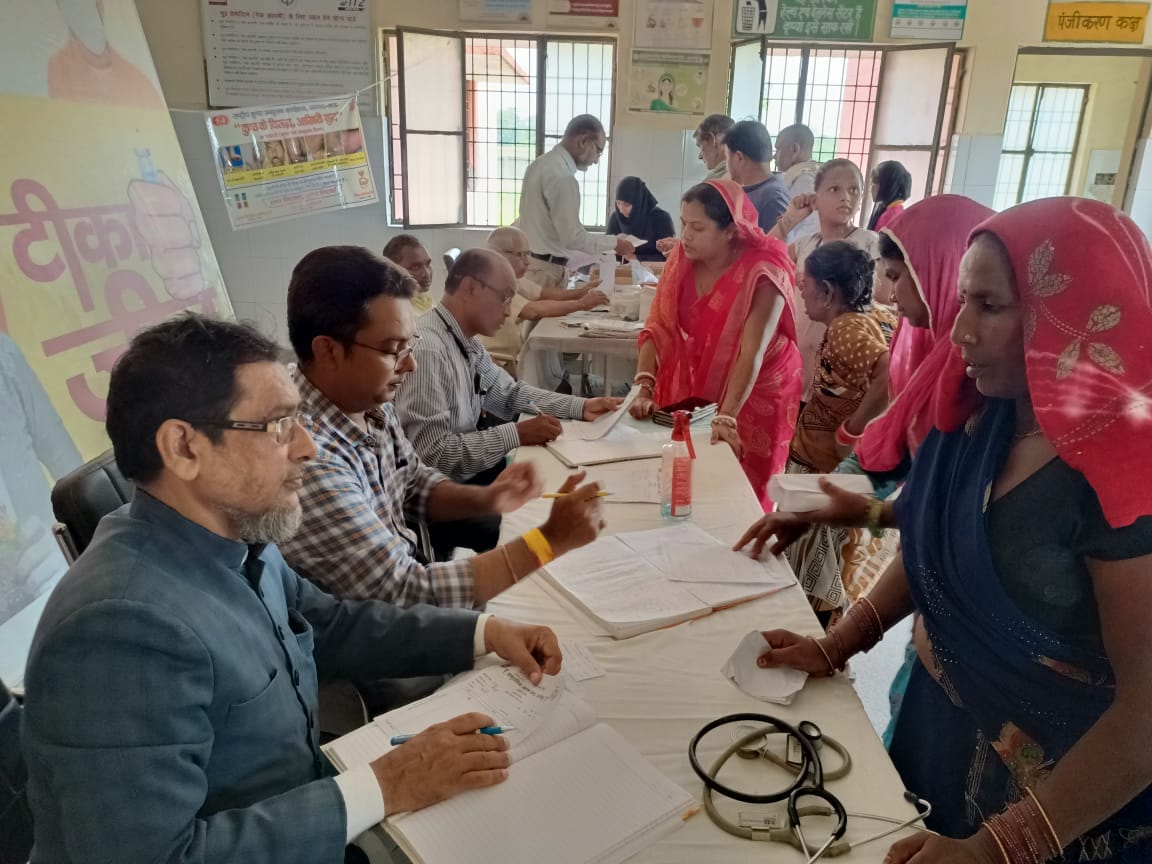 Health Fair. 2066 patients got treatment at 44 hospitals