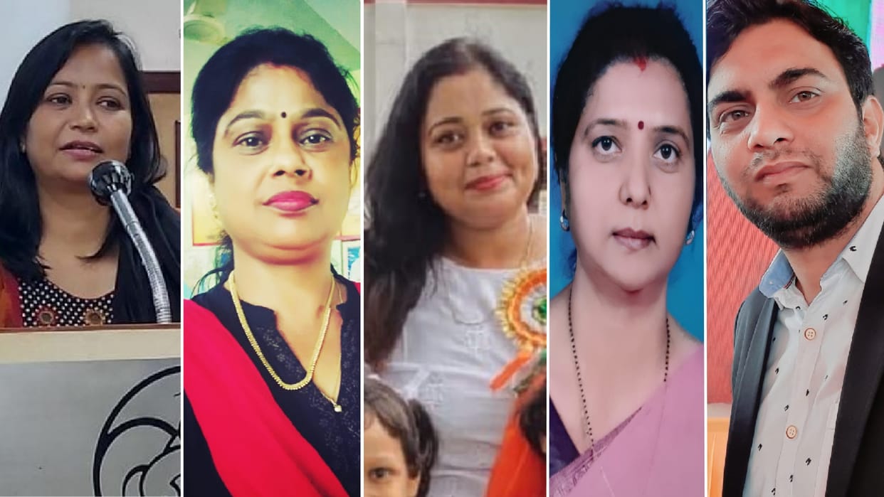 State teacher to four teachers of Gorakhpur and one teacher received President Award