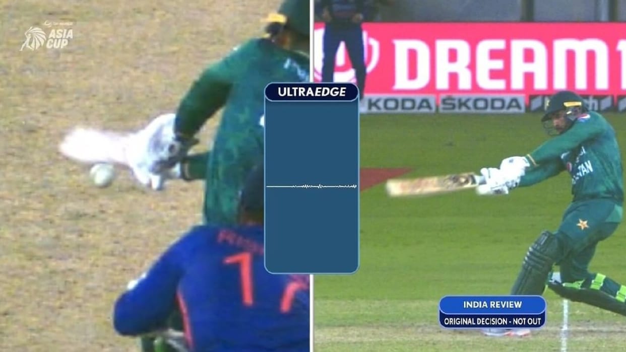 on field Umpire Decision caused match for team india asif ali remained not out and made pakistan win