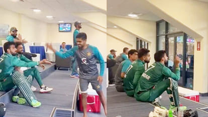 Babar Azam, Rizwan, Shadab react to nail-biting finish against India in Pakistan's dressing room; Video