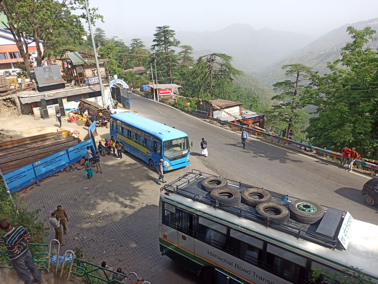 Now upper Shimla buses will run from Lakkar Bazar bus stand only.